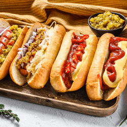 50 SABRETT’s HOT DOGS